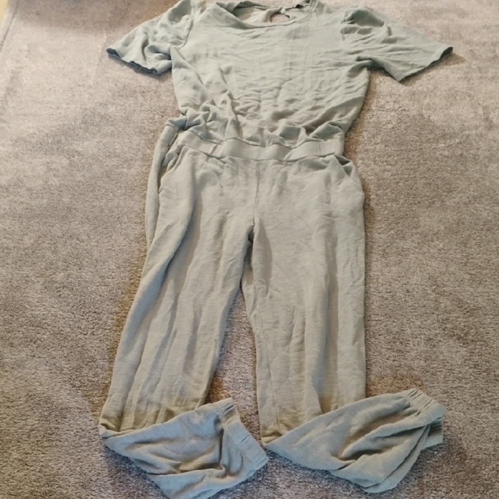 Monrow Supersoft Puff Sleeve Jumpsuit